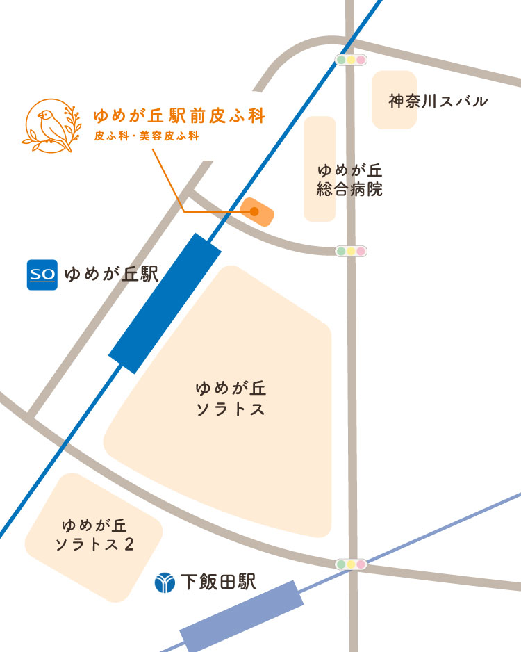 クリニック周辺地図